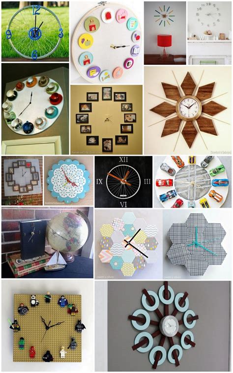 20 Ingenious Diy Clock Project Ideas Recycled Crafts
