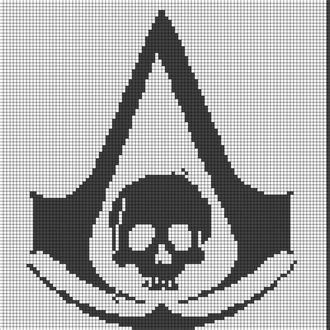 Assassin S Creed Perler Bead Pattern Geeky Cross Stitch Patterns