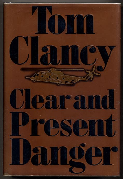 Harrison ford, returning to the ryan. Tom CLANCY / Clear and Present Danger First Edition 1989 ...