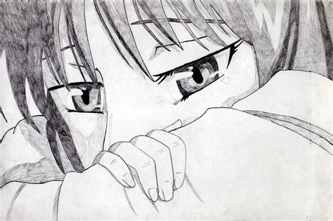 How To Draw A Sad Anime Girl