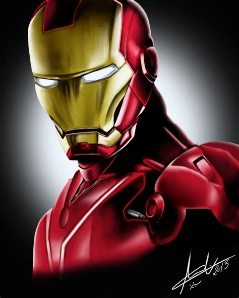 Iron Man Por Manuelin Dibujando