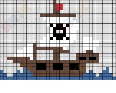 Pirate Pixel Art Grid Pixel Art Grid Pirate Pixel Art Grid