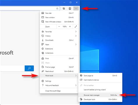 Como Usar O Gerenciador De Tarefas Integrado Do Microsoft Edge Mais Geek