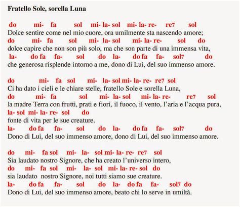 Quando sente queste parole, lo sposo diventa rosso. Essere Cristiani: Fratello solo sorella luna - Dolce ...
