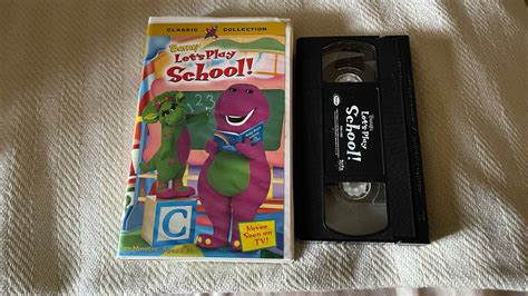 Opening And Closing To Barney Lets Play School 1999 Vhs Youtube