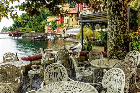Outdoor Cafe In Varenna Italy Photograph By Ben Graham Pixels