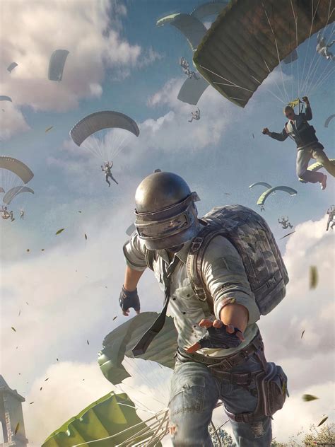 Parachute Landing Playerunknowns Battlegrounds Pubg 4k Wallpaper