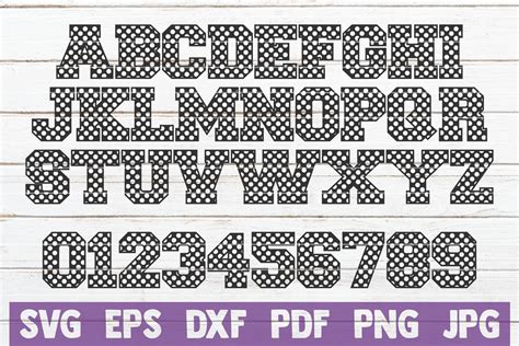 Pattern Alphabet Svg Bundle Svg Cut Files By Mintymarshmallows