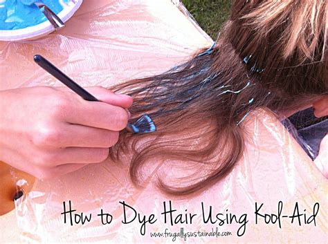 You can mix it as a drink, and drink it, or you can use it to dye your. How to Dye Hair Using Kool-Aid ~ A Picture Tutorial ...