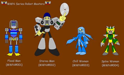 Mwn Series Robot Masters 1 By Slam422 On Deviantart