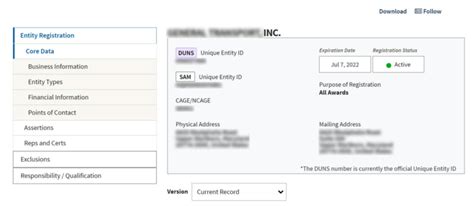 Unique Entity Id Effective April 2022 Sdaho