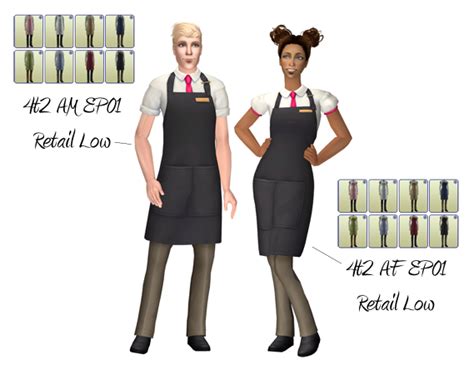 Pin By Mdp Thatsme On Ts4 Get To Work Ep01 Sims Chef Clothes Boss