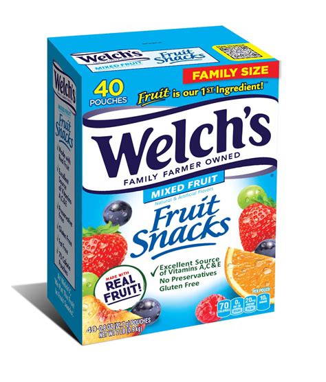 Welchs Mixed Fruit Snacks 08oz 40 Count Ebay