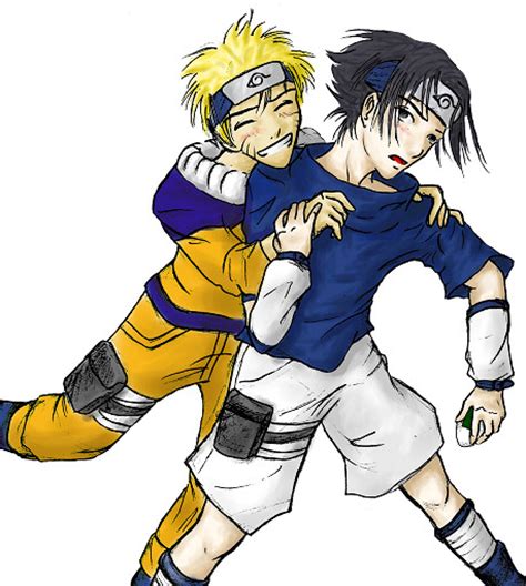 Naruto Hugs Sasuke By Ellathan On Deviantart