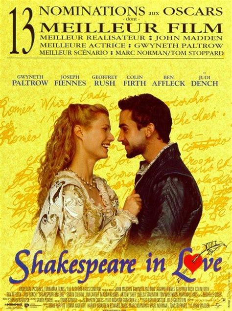 Shakespeare In Love Movie Poster 2 Of 4 Imp Awards