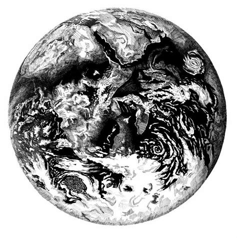 Aggregate 74 Earth Pencil Drawing Vn