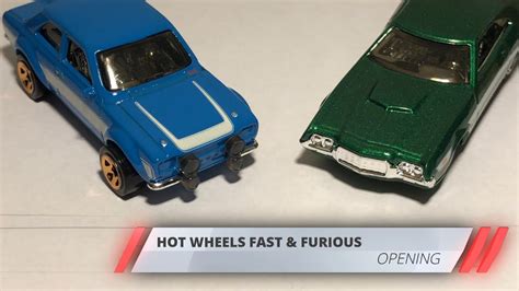 Hot Wheels Fast Furious Pack Unboxing x Ford zum Genießen Deutsch YouTube