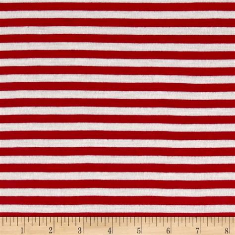 Polyester Spandex Jersey Knit 14 Stripe Off Whitered From