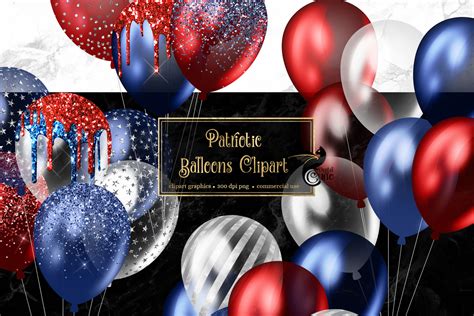 Patriotic Balloons Clipart