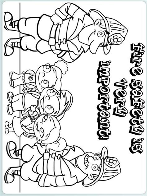 Vector coloring page with house exterior. Safety coloring pages. Download and print Safety coloring ...