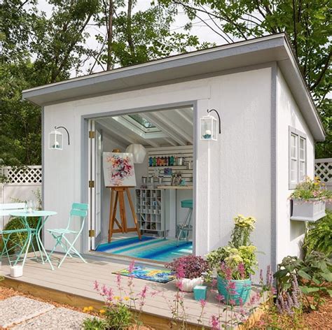 10 Most Jaw Dropping She Sheds Art Studio At Home Studio Shed
