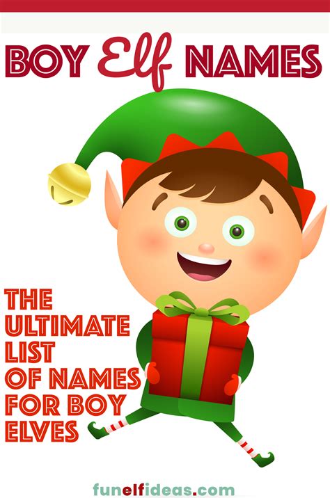 Boy Elf Names 110 Names For Boy Elf On The Shelves ･ﾟ Fun Elf Ideas ･ﾟ