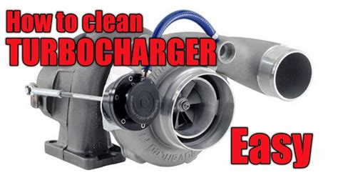 The Best Way To Clean Turbocharger Youtube