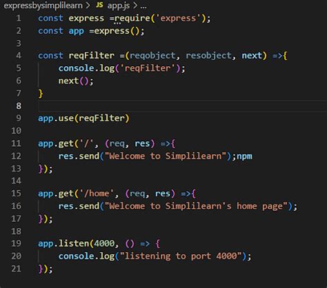 Express Js Middleware Everything You Need To Know Simplilearn