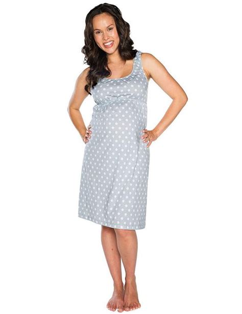 This Maternity And Nursing Nightgown Is Designed To Make You Feel Gorgeous And Comfy Whether You