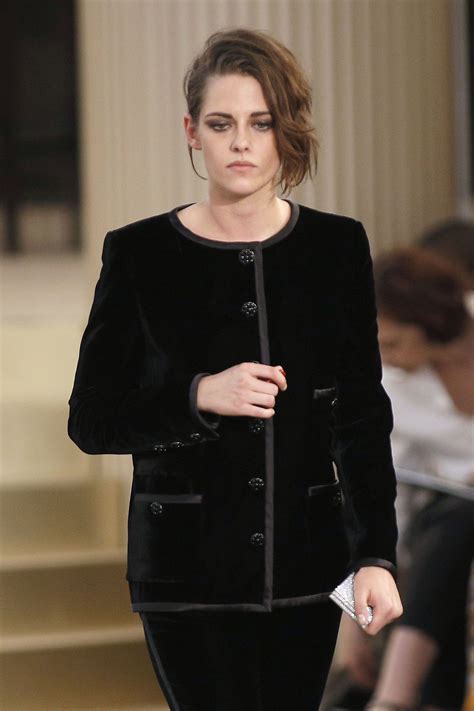 Kristen Stewart Chanel Fashion Show In Paris July 2015 Celebmafia