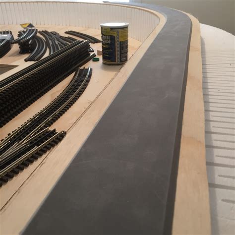 Roadbed For O Gauge And Midwest Products Cork Roadbed O Gauge Railroading On Line Forum