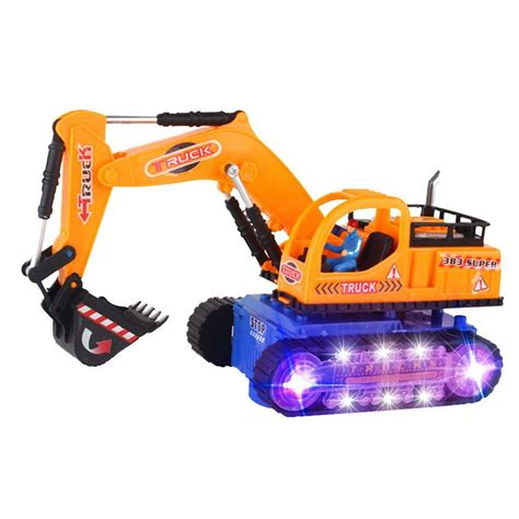 Techege Excavator Truck Toys Crane For Toddler Boys And Kids With