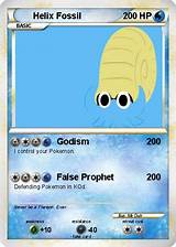 In Pokemon What Is The Helix Fossil