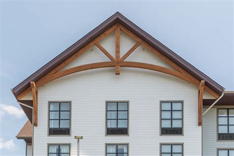 King Post Trusses Timber Frame Design Wood Ceiling Beams