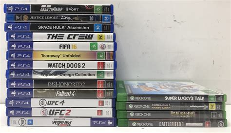 Ps4 And Xbox One Games Lot 1235453 Allbids