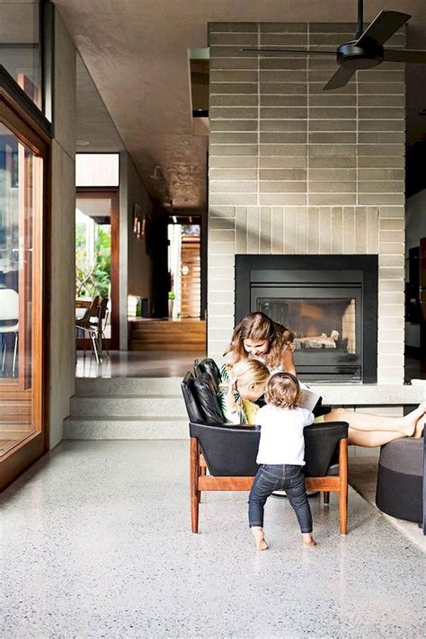70 Smooth Concrete Floor Ideas For Interior Home 9
