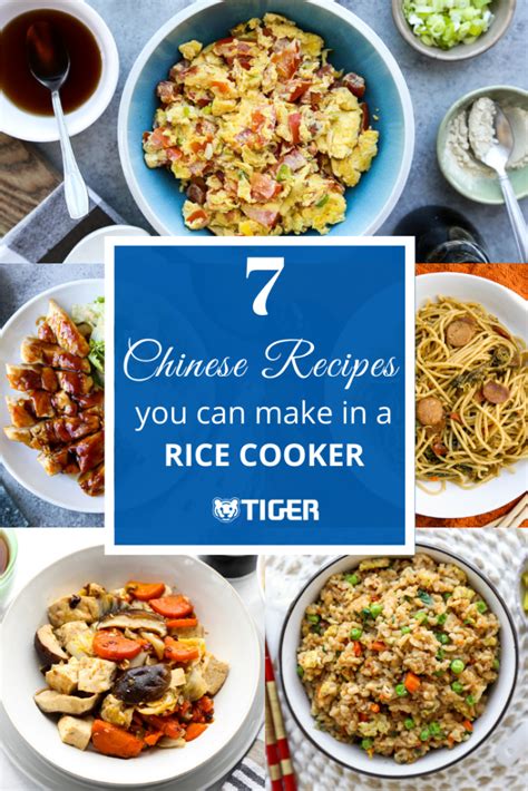 Chinese Recipes You Can Make In A Rice Cooker Tiger Corporation