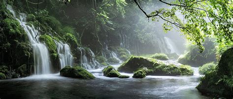 Waterfalls Waterfall Greenery Nature Hd Wallpaper Peakpx