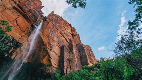 Wallpaper Landscape Waterfall Rock Nature Cliff Yosemite