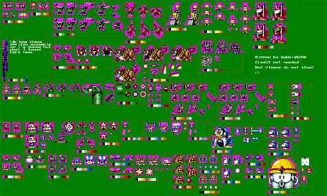 The Spriters Resource Full Sheet View Mega Man The Wily Wars Mega