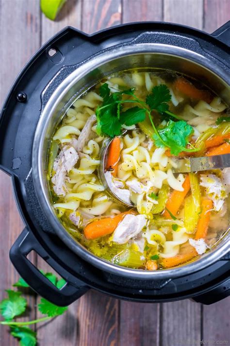 Instant Pot Chicken Noodle Soup Recipe