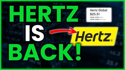Hertz Stock Relisted On Nasdaq Buy Now Youtube