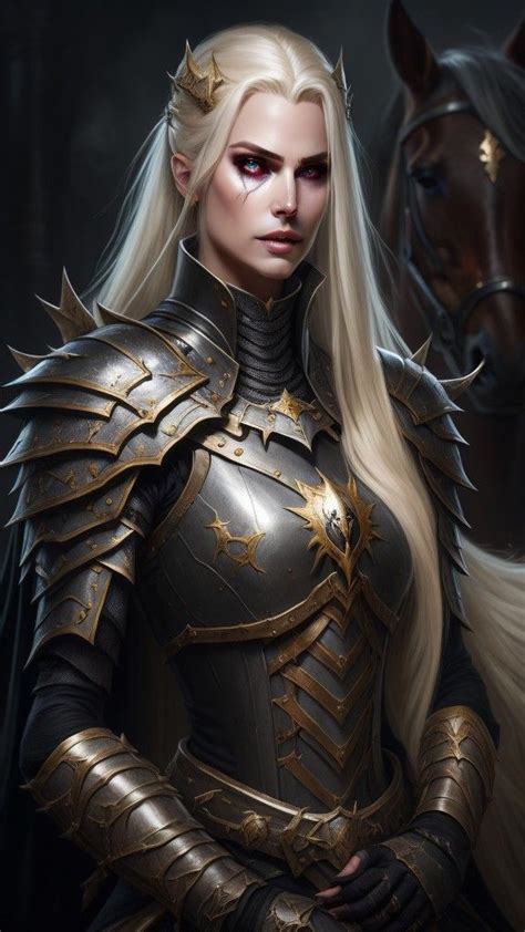 Fantasy Female Warrior Fantasy Armor Medieval Fantasy Dark Fantasy