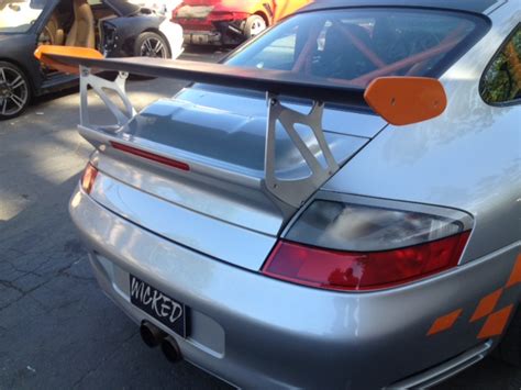 Porsche 9972 Gt3rs Rear Trunk With Carbon Fiber Wing Spoiler For The