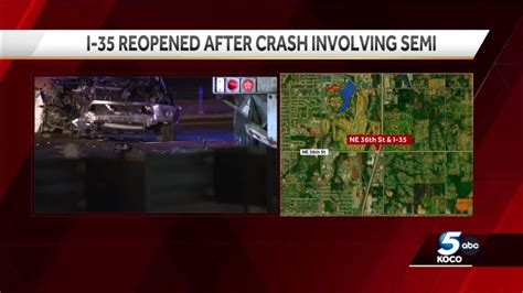 I 35 Reopens After Early Morning Crash In Oklahoma City