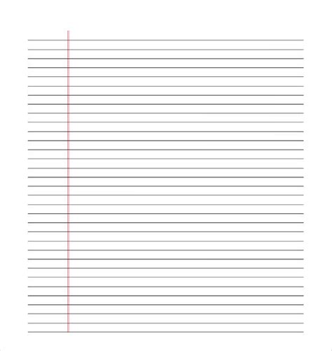 Lined Paper Pdf