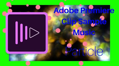 You can download and use mixkit's premiere pro video template files, to create the video effects you are after, free of charge. Adobe Premiere Clip Sample Music: Particle - YouTube