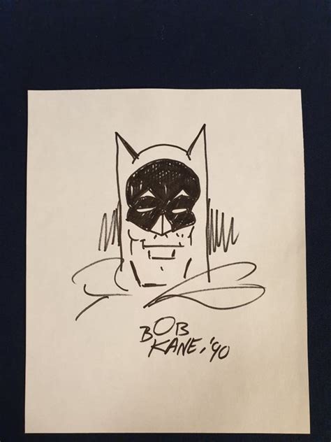 Batman Original Sketch By Bob Kane Unique Drawing Catawiki