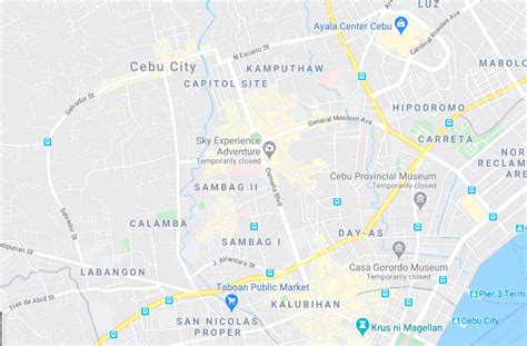 Cebu City Jeepney Routes Map World Map