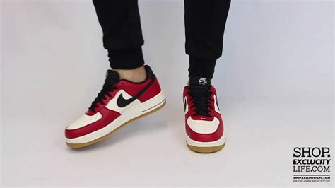 Nike Air Force 1 Low Gym Red Sail On Feet Video At Exclucity Youtube